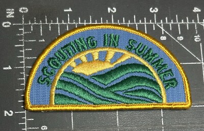Vintage Scouting In Summer Camping Wandern BSA B.S.A. Pfadfinder Abzeichen Patch
