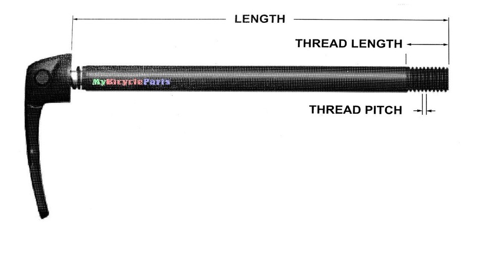 ROCKSHOX Maxle DH 20x110mm Fork Thru-Axle, L:158/TL:10 TP:M20x1.5, Fit ...
