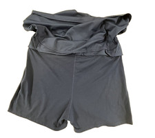 Tangerine Womens Navy Blue 1 Pocket Skirt with Built in Shorts Skort Size XL