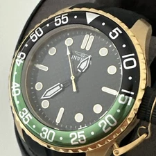 Invicta Pro Diver Black Dial Green-Black Bezel Men's Watch 35661
