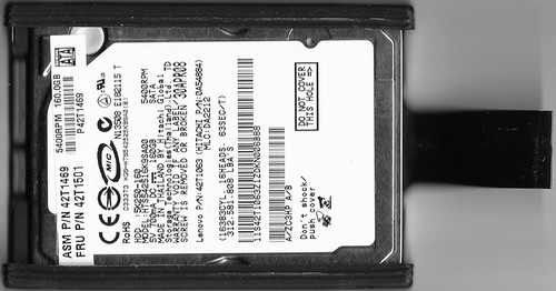 HITACHI 2.5'' HDD TRAVELSTAR HTS542516K9SA00 160GB 5.4k 8MB SATA
