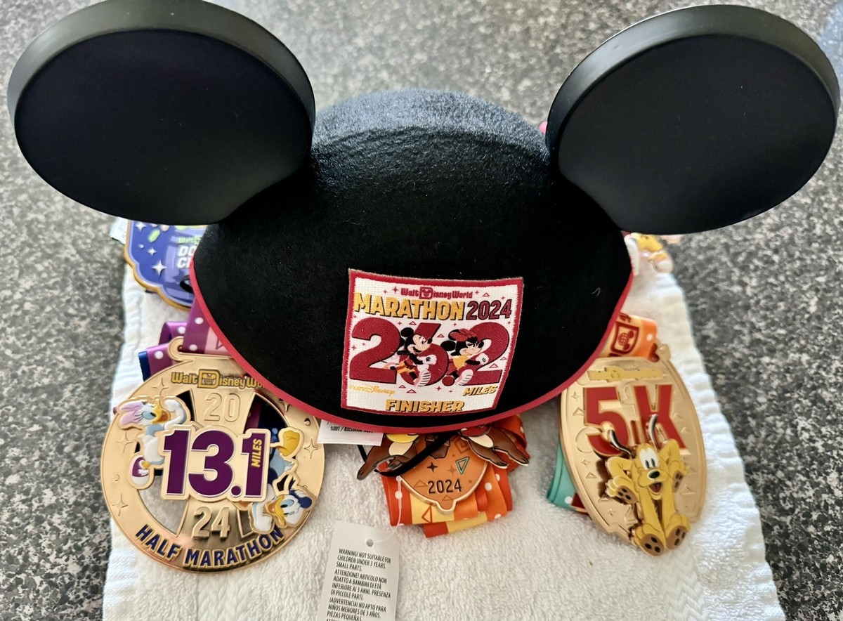 Run Disney 2024 Marathon Weekend All 6 Dopey Challenge Medals