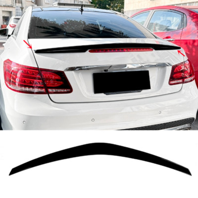 For Benz E250 E400 E500 Coupe 2009-2016 Gloss Black Rear Trunk Spoiler Wing Lip
