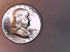 U S 1960  Franklin silver 1/2 Dollar Choice UNC
