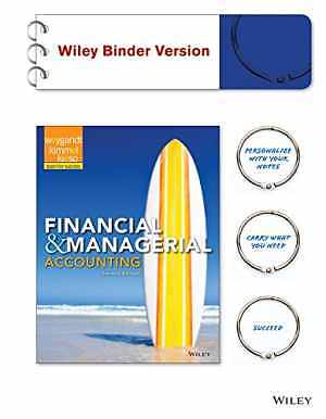 Financial & Managerial Accounting 2e - Ring-bound, by Weygandt Jerry J. - New h