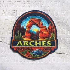 Arches National Park Patch Iron-on Iron-on Applique Nature Badge, Utah, Canyon