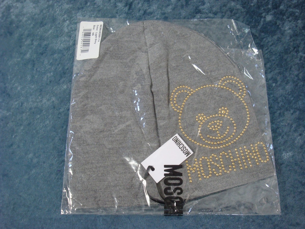 AUTHENTIC MOSCHINO BEANIE Moschino Cap with a distinctive bear motif | Men main image 3