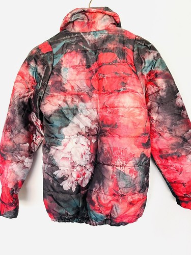 Soft Surroundings Garden Jacket Floral Puffer Jacket Women's S - Picture 2 of 6