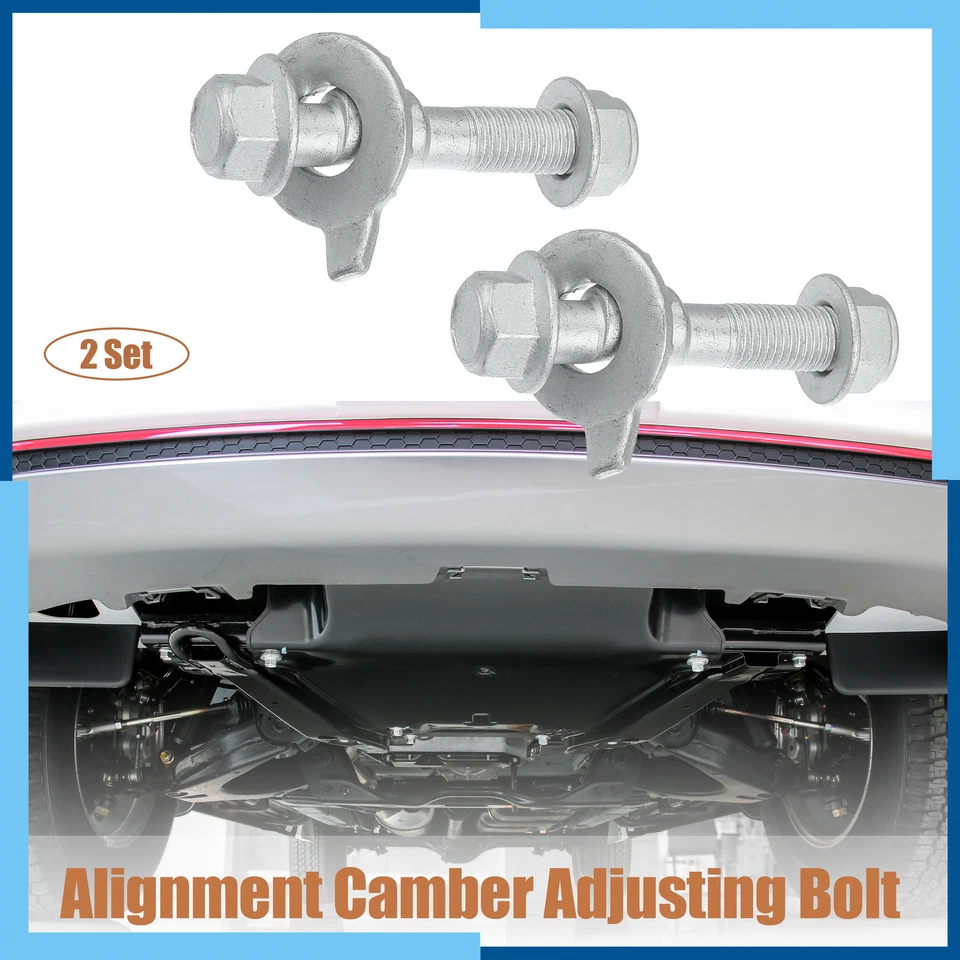 Paquete (2) Kit de pernos de ajuste de rueda de rueda de inclinación para Dodge para Honda Foto 2 de 4