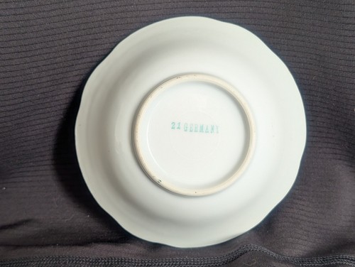 Vtg Lusterware 6 Pc Berry Nut Bowl Set Japanese Garden Design #225, #21 Germany - Picture 10 of 12