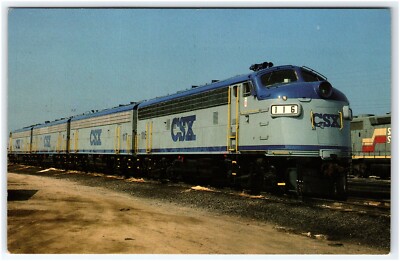 CSX 116 A-B-B-A Set of F Units in Waycross Georgia Locomotive Train ...