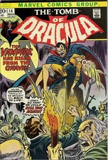 TOMB OF DRACULA 14 (NOV 1973) COLAN/WOLFMAN HIGH GRADE/VFNM CONDITION OW PAGE
