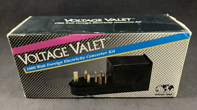 Vintage Voltage Valet 1600 Watt Foreign Electricity Converter Kit - Main Image