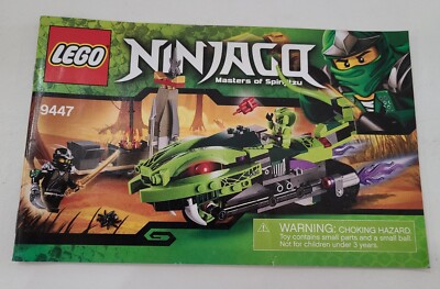 Lego Ninjago Master Of Spinjitizu Instruction Manual Booklets No 
