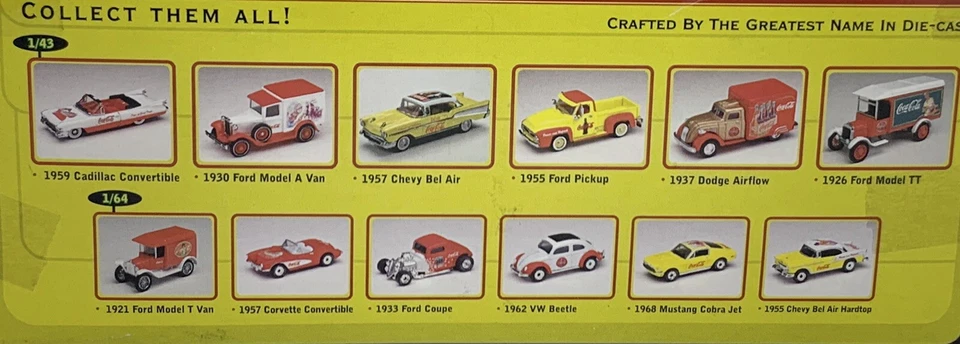 NEW 1998 Matchbox Coca Cola Diecast Red Collectible Cars VW Beetle & VW Concept - Image 4 of 4