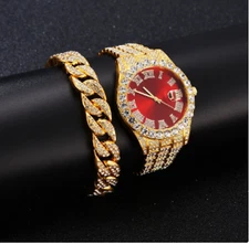 Luxury Diamond Watch Multifunction Day Date Adjust Calendar Quartz Watches For W