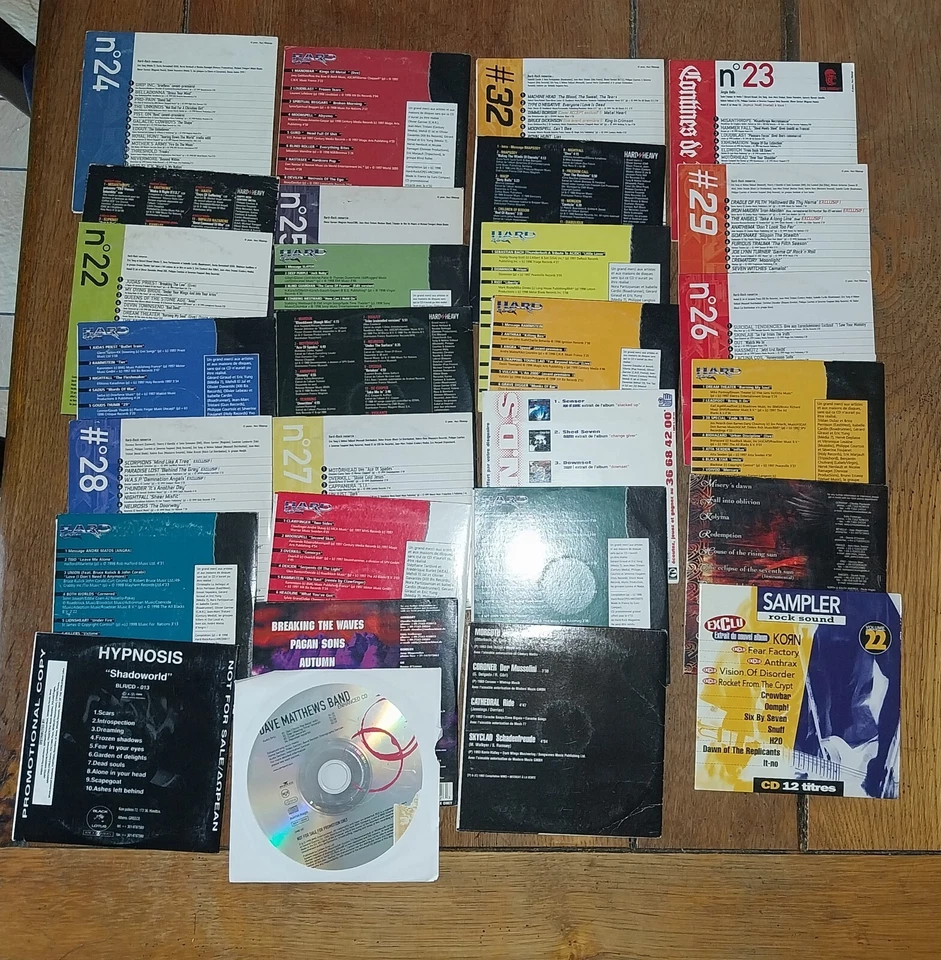 lot de 28 CD Heavy Metal Hard Rock - Photo 2/2