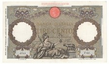 100 LIRE  GUERRIERA ( FASCIO)   ROMA   DECR  20/02/1941  Q SPL