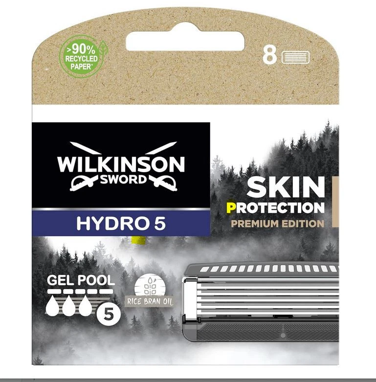 8 Wilkinson Sword Hydro5 Skin Protection Premium Edition Rasierklingen Neu/OVP