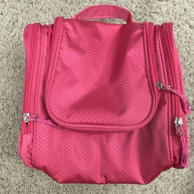 Travel Toiletry Bag Large Waterproof Hanging Multi Pocket Pink BAGO | eBay Travel Toiletry Bag Large Waterproof Hanging Multi Pocket Pink BAGO | eBay