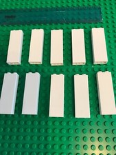 LEGO Sale - 10 mattoncini da costruzione alti BIANCHI 1 x 2 x 5 pin