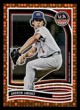 2024 Panini Stars & Stripes ANDREW JIMENEZ ORANGE 30/75 #52
