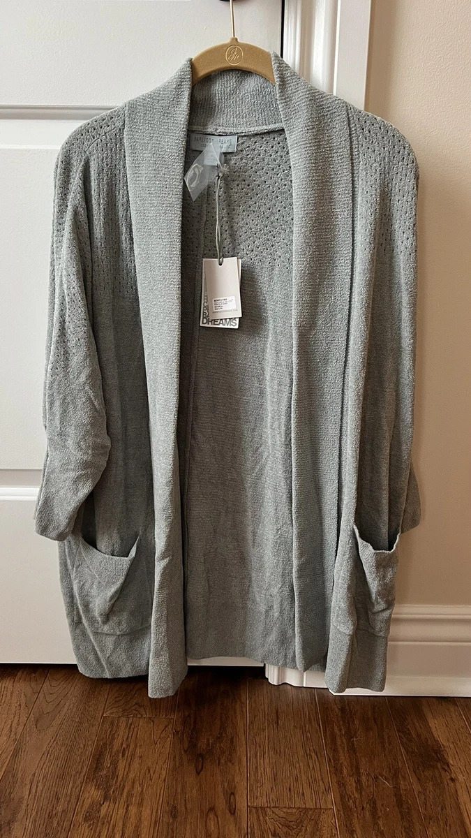 Barefoot Dreams NWT CozyChic Ultra Lite Pointelle Cardi L/XL