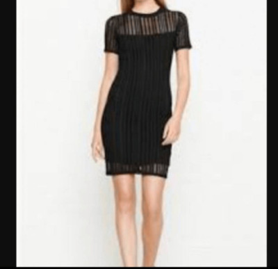 alexander wang cut out shirt dress T by Alexander Wang Black Cutout Mini T-Shirt Dress Stretch Black Size  Small