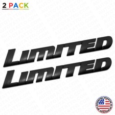 2x 4Runner Sequoia Tacoma Tundra letra limitada emblema puerta trasera insignia negro
