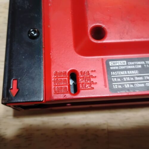 Craftsman 18GA pneumatischer Luftkronenhefter verwendet 1/4", 3/8" & 1/2" Klammern - Bild 7 von 7