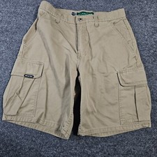 Levi's Silver Tab Vintage Cargo Short Mens 31 Khaki Tan Canvas Casual 31x9