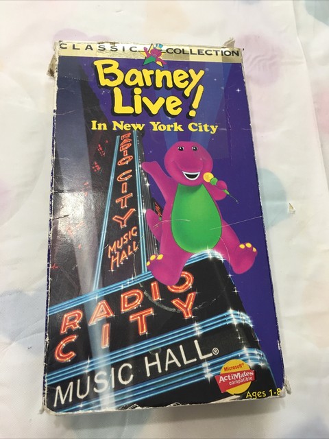 barney live in new york city vhs 2000 barney live in new york city vhs 2000