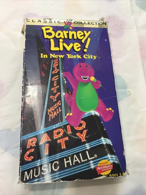 Barney - Live In New York City (VHS, 1994, Classic Collection) for sale ...