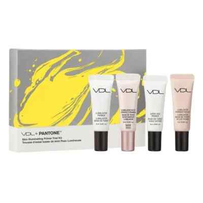 VDL + Pantone Skin Illuminating Primer Trial Kit Set of 4 Samples Lumilayer NEW