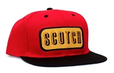 Scotch Hat Stuart McCormick Embroidered Cap Red/Gold/Black Adult Size