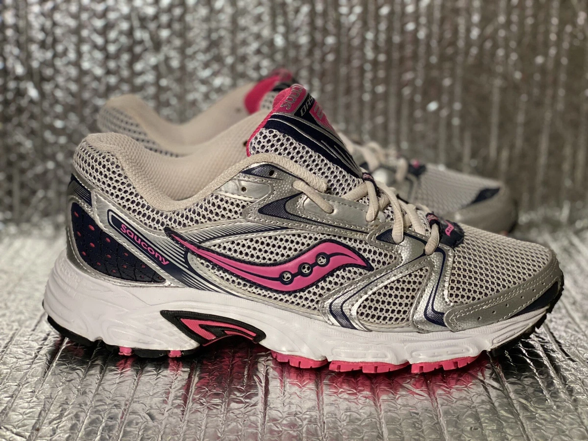 Saucony Oasis 2 Running Training Shoes Silver Gray Pink S15209 9 Women s 9.5