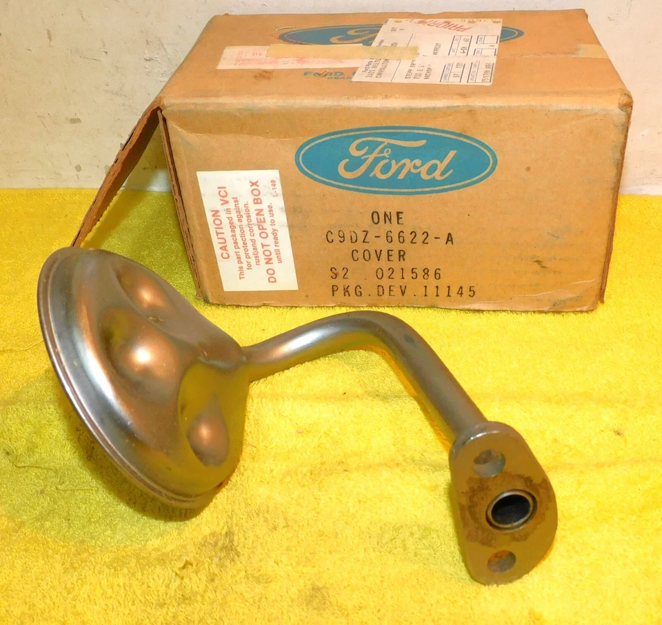 Ford Mustang Maverick Mercury 1969-82 Nuevo de Lote Antiguo Bomba de Aceite 250 Tubo de Pantalla y Cubierta Foto 2 de 3