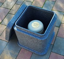 Metal Burial Urn Cemetery Set Of Urn And Vault For Funeral Urn Container