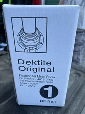 DEKTITE PIPE FLASHING BOOT - Size #1  1/4”-2 3/8”