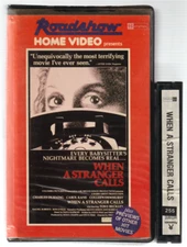 RARE BETA Video Tape WHEN A STRANGER CALLS Clamshell Betamax Roadshow Home