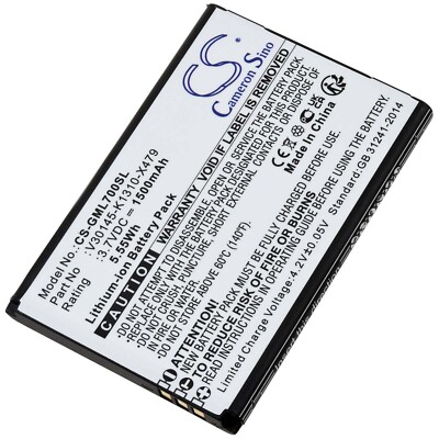 Akku für Gigaset GL7 Klapp-Handy 3,7V 1500mAh/5,5Wh Li-Ion Schwarz