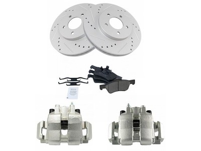 Front Brake Pad Rotor and Caliper Set 55MGHB62 for Mercury Mariner 2009