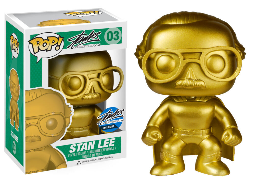 Funko Pop! Vinyl: Stan Lee - (Gold) - New York Comic Con