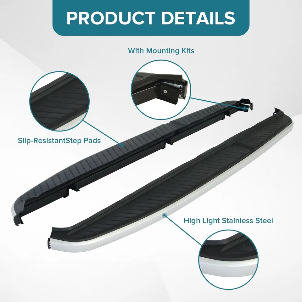 Running Boards For 2006-2013 Land Rover Range Rover Sport Side Steps Nerf Bars Foto 4 de 4