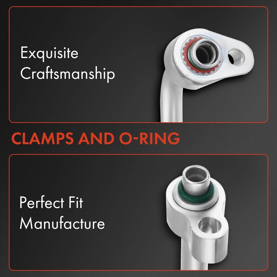 Conjunto de manguera de línea de succión y descarga de aire acondicionado para Honda Odyssey 2011-2017 V6 3,5 L Foto 4 de 4