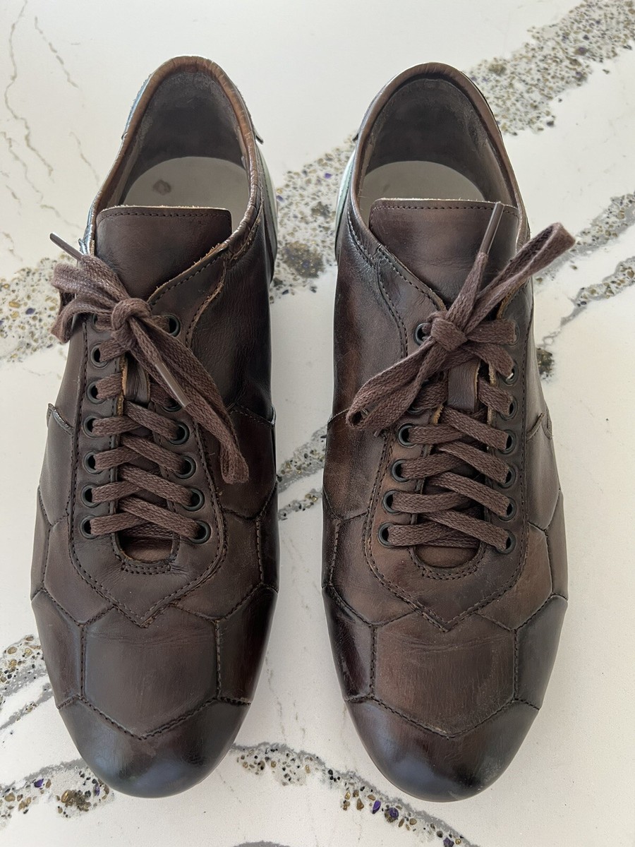 限定価格　美品　CTHY TIROLEAN LEATHER DAD SHOES Tibao Aucheho Men Leather Sneakers Size 42 Made in Italy Brown | eBay