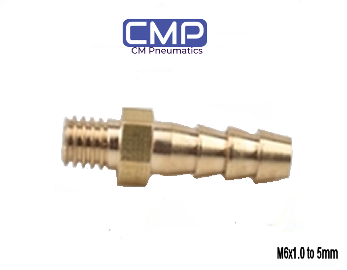 5/16 In. ID Hose Barb X 1/2 In. MIP Lead Free Brass Adapter Fitting (5-Pack - Foto 6