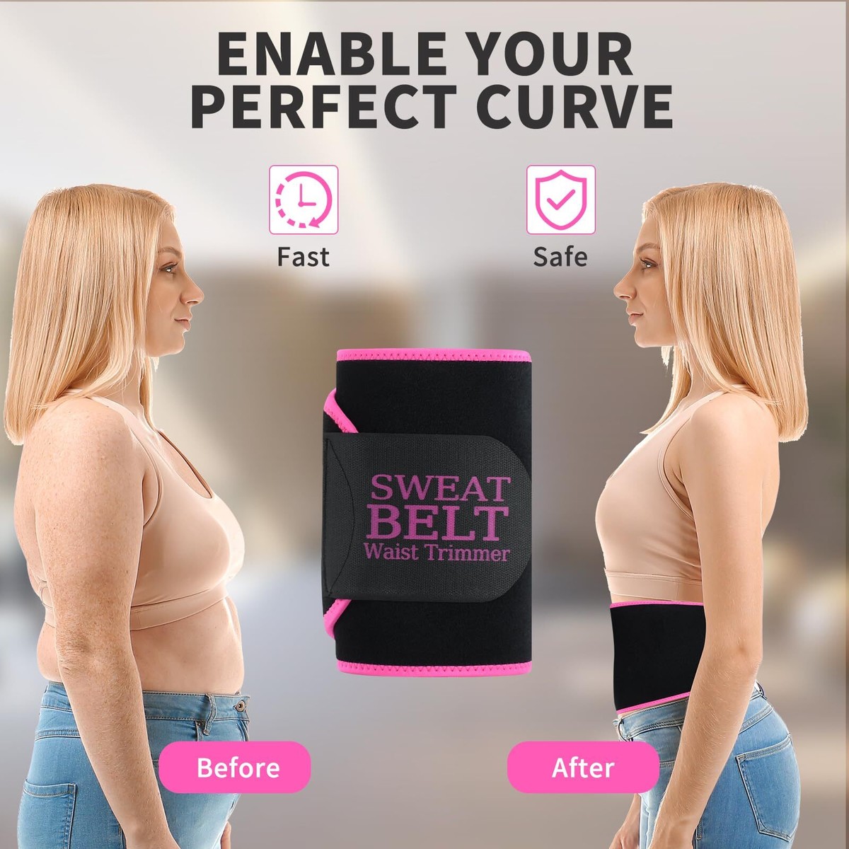 Weight Loss Sweet Sweat Waist Trimmer Cleaning Slimming Sweet
