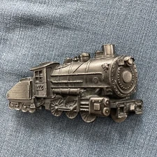 The Great American Buckle Co 1980 Limited Edition Locomotive Belt Buckle #272
