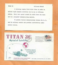 TITAN 3C LAUNCH JAN 18,1967 PATRICK AFB  SWANSON  SPACE  COVER 